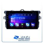 دی وی دی فابریک تویوتا کرولا 2009 اسمارت | مانیتور اندروید کرولا 2009 | مانیتور کرولا 2009 |پاور ویژن