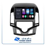 دی وی دی فابریک هیوندای I30 اسمارت | مانیتور فابریک اندروید هیوندای i30 | پاور ویژن