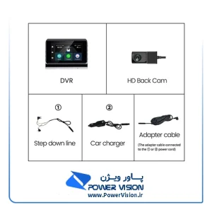 دوربین ثبت وقایع 2 دوربین سیم کارتی مدل p83 کیفیت 2k ریجستر شده